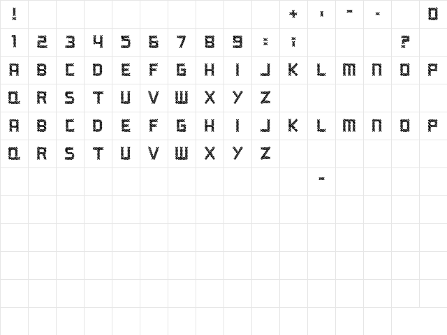 a ripping yarn Regular Character Map