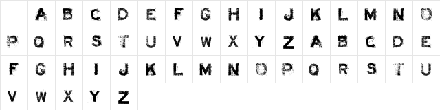 ACID LABEL___ Regular Character Map ACID LABEL___ Regular Character Map