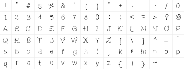 ADayInAutumn Medium Character Map