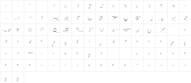 Ail et Fines Herbes Italic Character Map