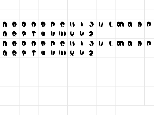 air show Regular Character Map