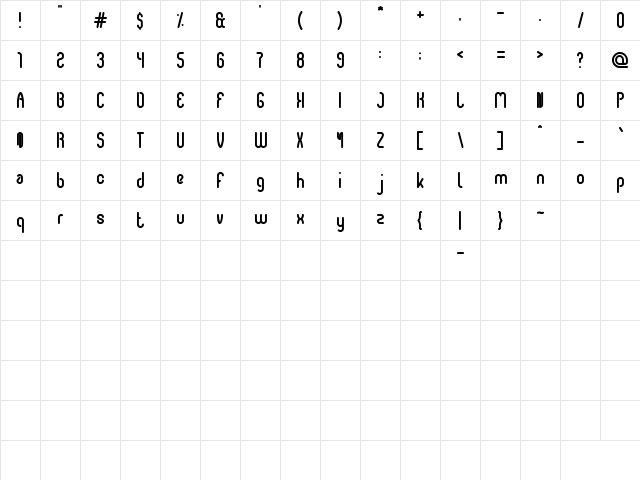 airwaves Regular Character Map airwaves Regular Character Map