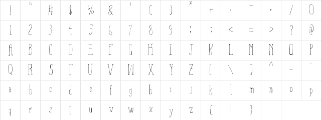 Aiza Shine Serif Regular Character Map Aiza Shine Serif Regular Character Map