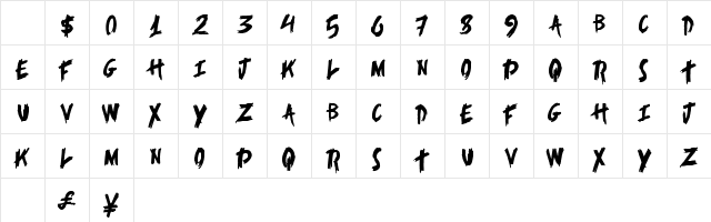AlertNotice Regular Character Map AlertNotice Regular Character Map