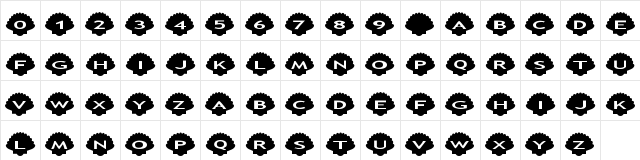 AlphaShapes shells Normal Character Map AlphaShapes shells Normal Character Map