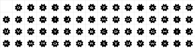 AlphaShapes stars 4 Normal Character Map AlphaShapes stars 4 Normal Character Map