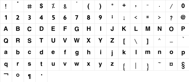 Urdu Web Naskh Regular Character Map