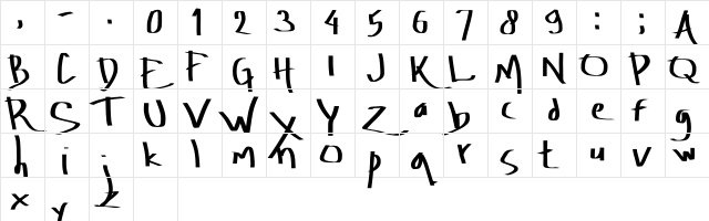 Amburegul Regular Character Map Amburegul Regular Character Map