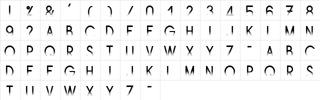 Ams Trame Regular Character Map Ams Trame Regular Character Map