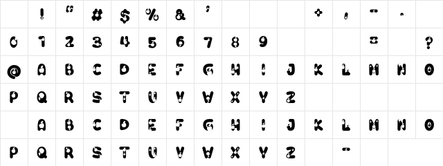 An Apple Regular Character Map An Apple Regular Character Map