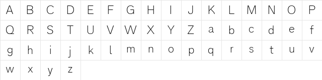 Analogue Reduced 35 Thin Character Map