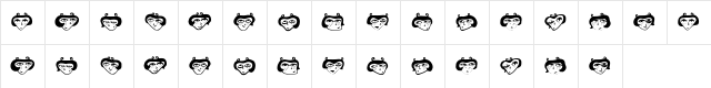 Anichka Regular Character Map