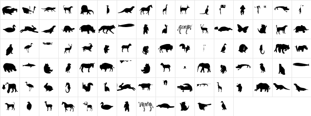 Animals Normal Character Map