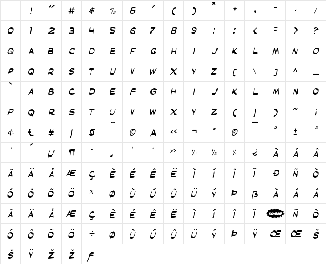 Masked Marvel Light Character Map Masked Marvel Light Character Map