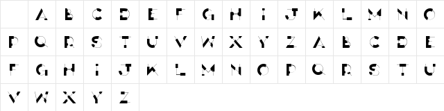 ANTI Display Character Map