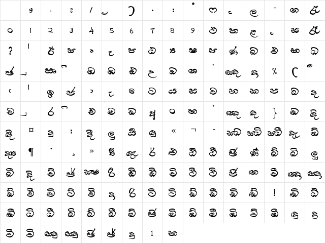 apex-a.pura-027 Regular Character Map apex-a.pura-027 Regular Character Map
