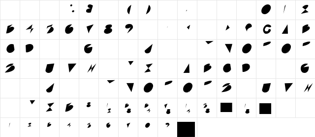 ArchiMedium Regular Character Map
