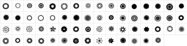 ASorionTW Regular Character Map