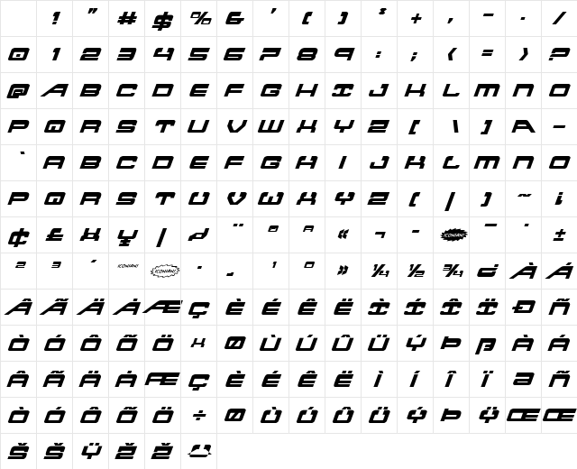 Atlantia Italic Italic Character Map Atlantia Italic Italic Character Map