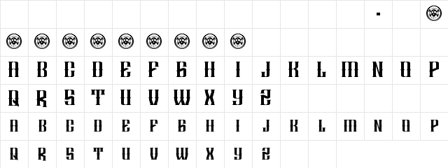 AURILIA NURLAZIKANA Regular Character Map