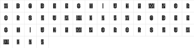 Autumn Regular Character Map