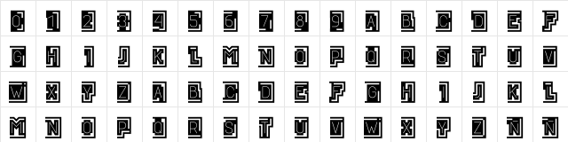 BLOK Book Character Map BLOK Book Character Map