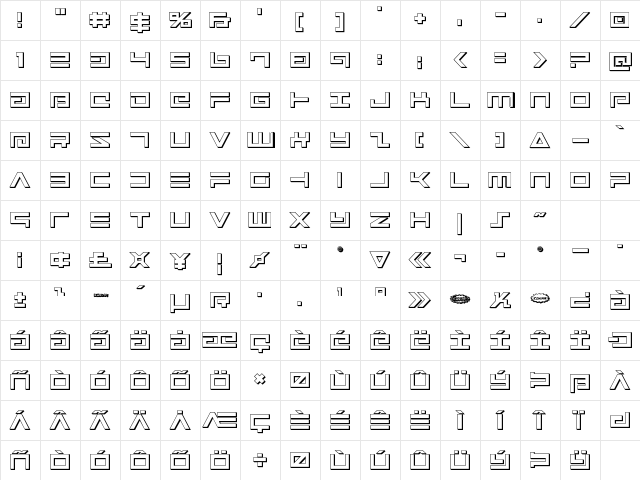 Avenger 3D Regular Character Map Avenger 3D Regular Character Map