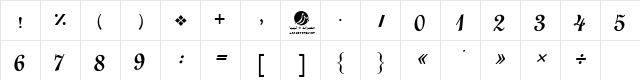bader_lamsat_bold bader Character Map bader_lamsat_bold bader Character Map