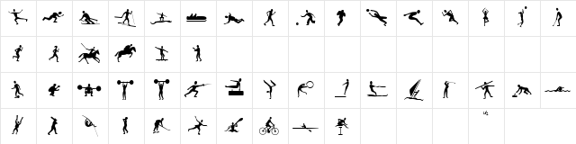 Athletes Normal Character Map
