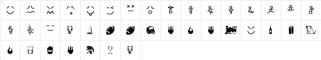 New Regular Character Map