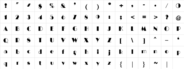 BIGCITY-Normal Regular Character Map