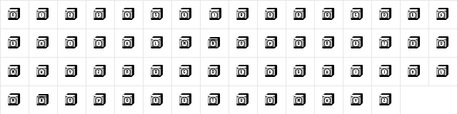 Boxes Extravagant Regular Character Map Boxes Extravagant Regular Character Map