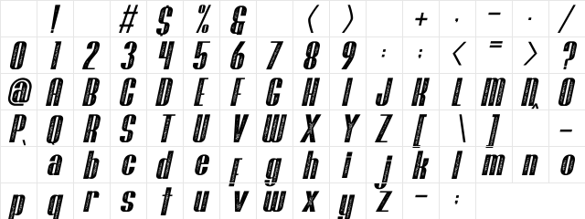 Brasham Stamp Italic Demo Stamp Italic Character Map Brasham Stamp Italic Demo Stamp Italic Character Map