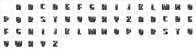 Broeksel Regular Character Map Broeksel Regular Character Map