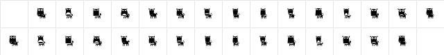 Bulls Regular Character Map Bulls Regular Character Map