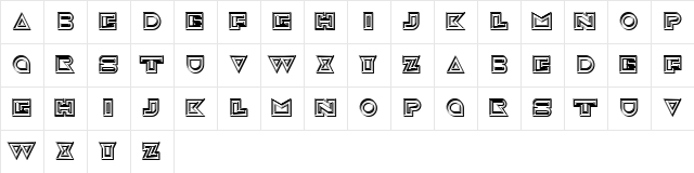 Bully Regular Character Map