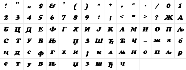 C_Coopertino Italic Italic Character Map C_Coopertino Italic Italic Character Map