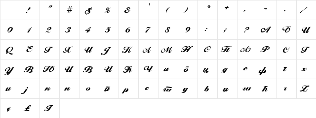 C_Hispid Normal Character Map