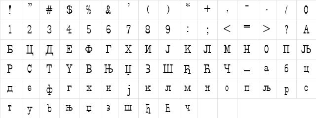 C_StageCoach Regular Character Map C_StageCoach Regular Character Map