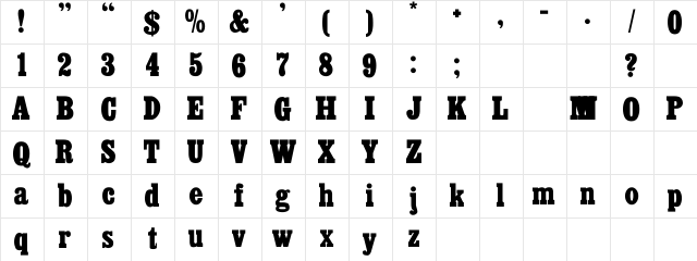 Cairo Regular Character Map Cairo Regular Character Map