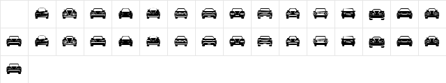 Cars Regular Character Map Cars Regular Character Map