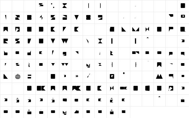 Chester Regular Character Map