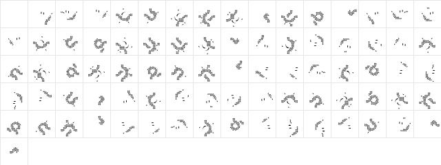 Chineze Dragon LT Std 3 Character Map Chineze Dragon LT Std 3 Character Map