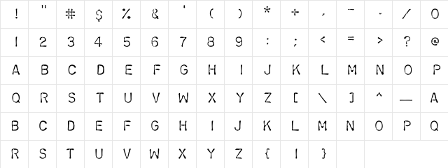 Chromosome Light Regular Character Map