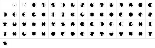 Mun Circled Character Map