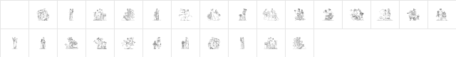 ClassicSketches Regular Character Map ClassicSketches Regular Character Map