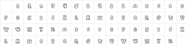 CollegeDropout Regular Character Map CollegeDropout Regular Character Map