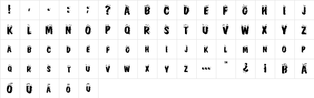 CracklingFire Normal Character Map