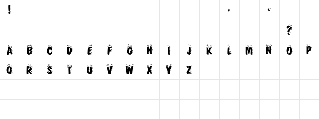 CracklingFire Regular Character Map