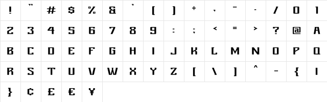 Cruelty Regular Character Map